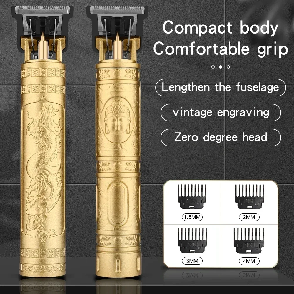 T9 Professional Hair Clipper/Accessories for Men | USB Fast Charging | Beard/Body/Hair Trimmer | Precision Electric Shaver - 图片 19